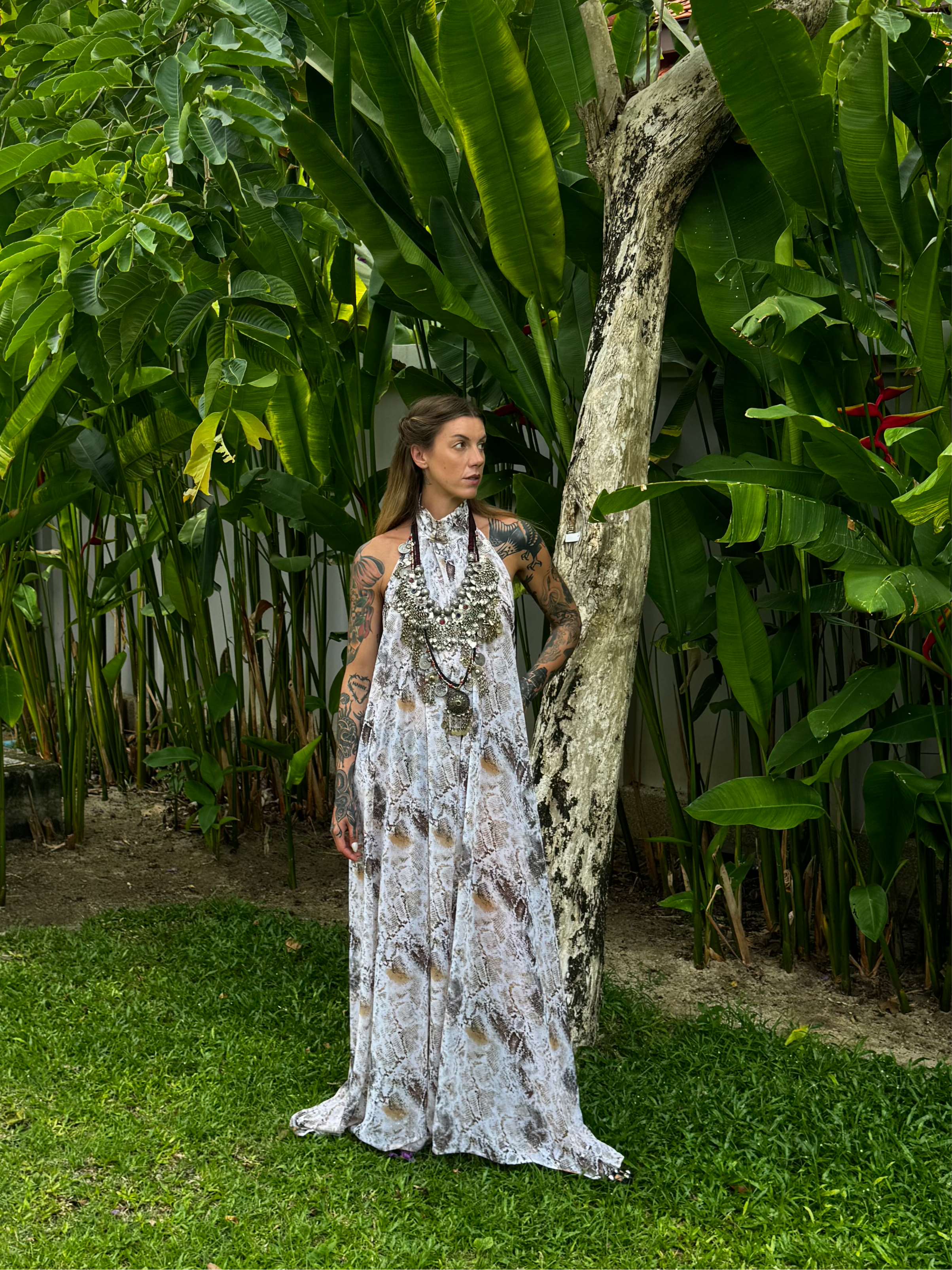 【新品・希少】14th CT DRESS (SNAKE W FEATHER) 06B52EBE-B5DE-4C3C-87E6-