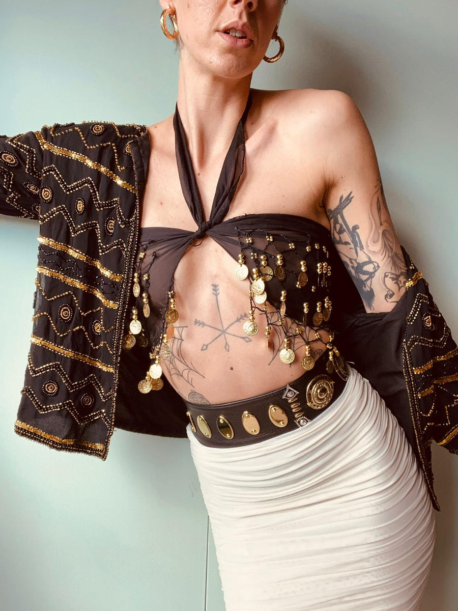 NEFERTITI SEQUIN JACKET