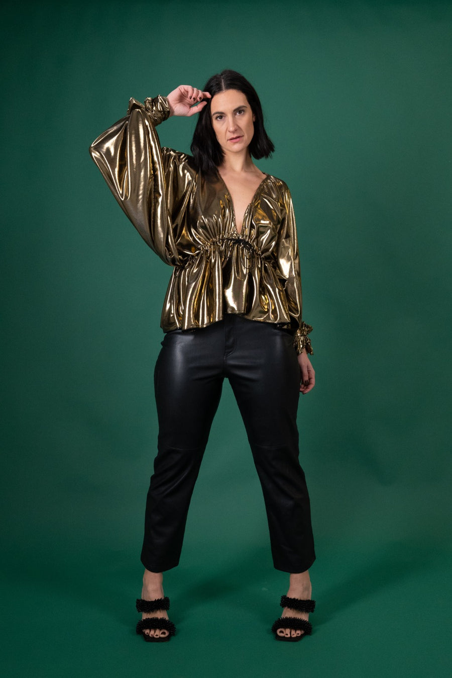 HERA KAFTAN TOP - GOLD