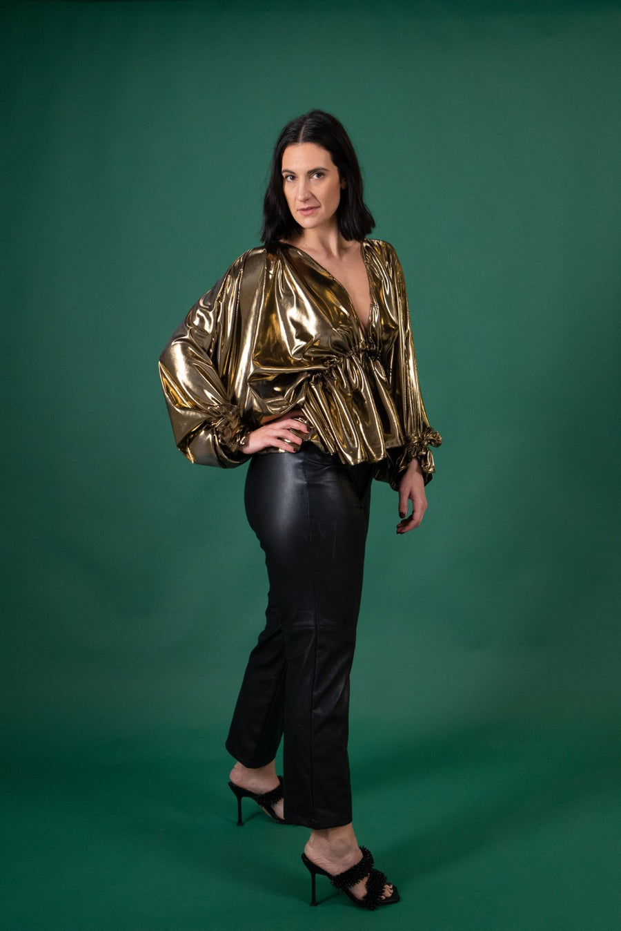 HERA KAFTAN TOP - GOLD