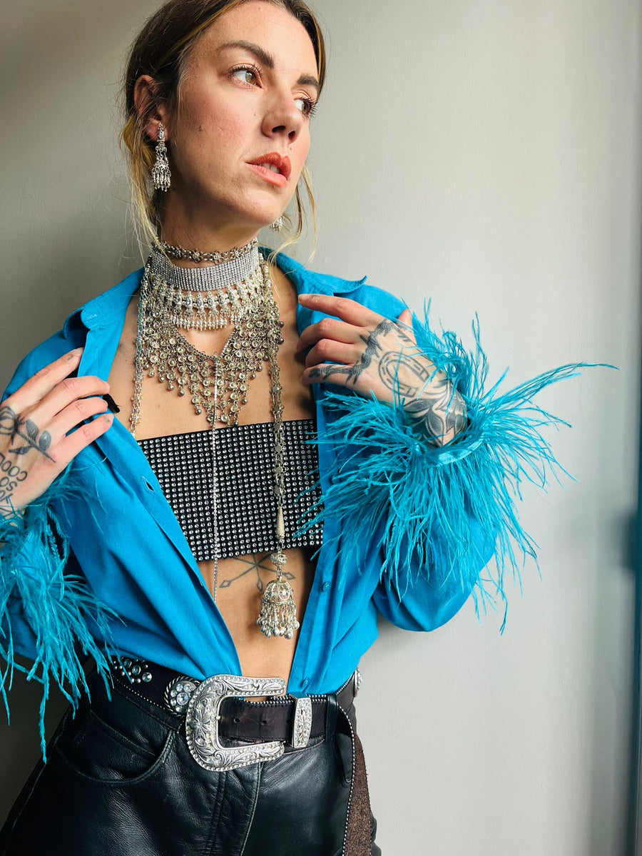 SHOWGIRL BENETTON SHIRT AZURE
