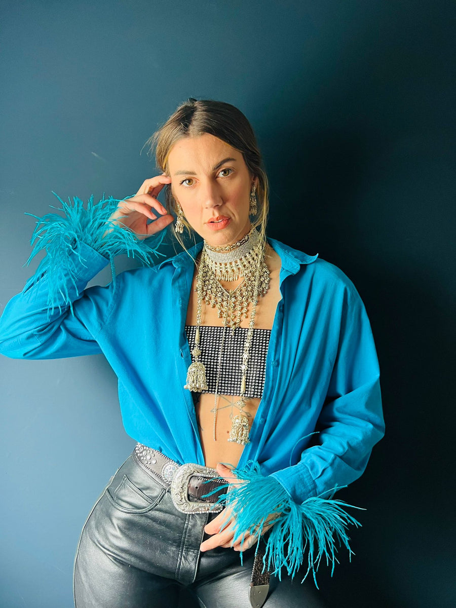 SHOWGIRL BENETTON SHIRT AZURE