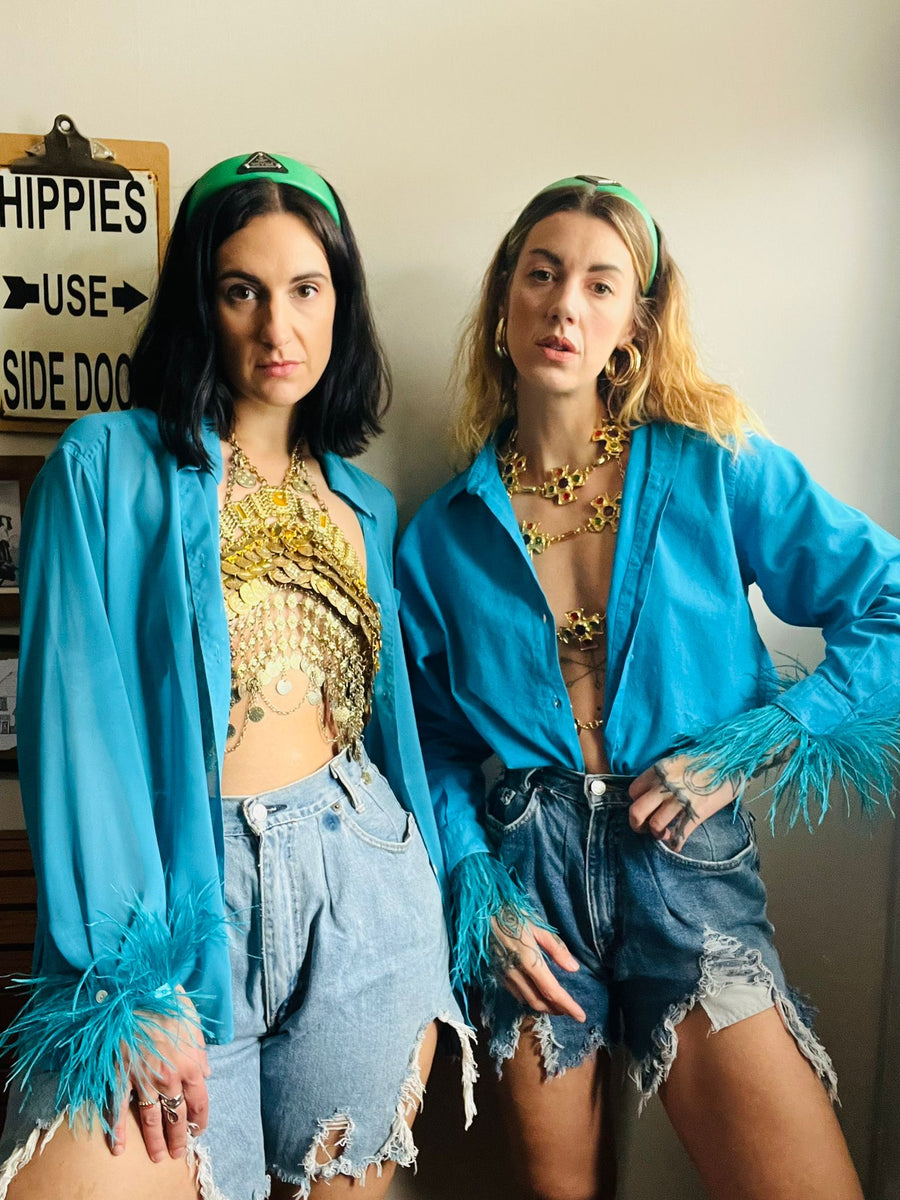 SHOWGIRL BENETTON SHIRT AZURE