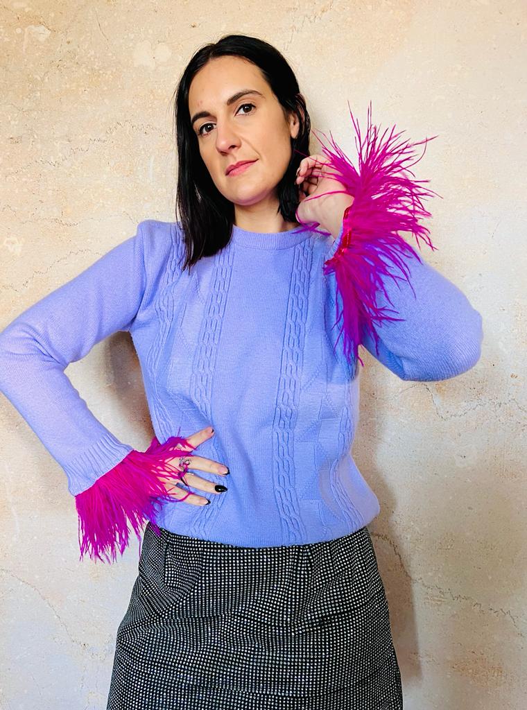 SHOWGIRL KNIT LILAC