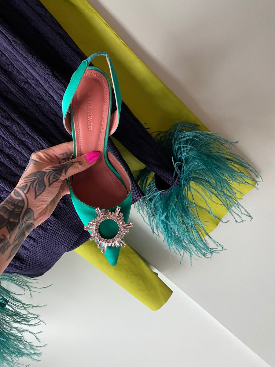 SHOWGIRL KNIT - BLUE / GREEN