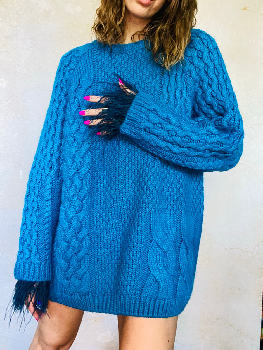 SHOWGIRL KNIT - ELECTRIC BLUE