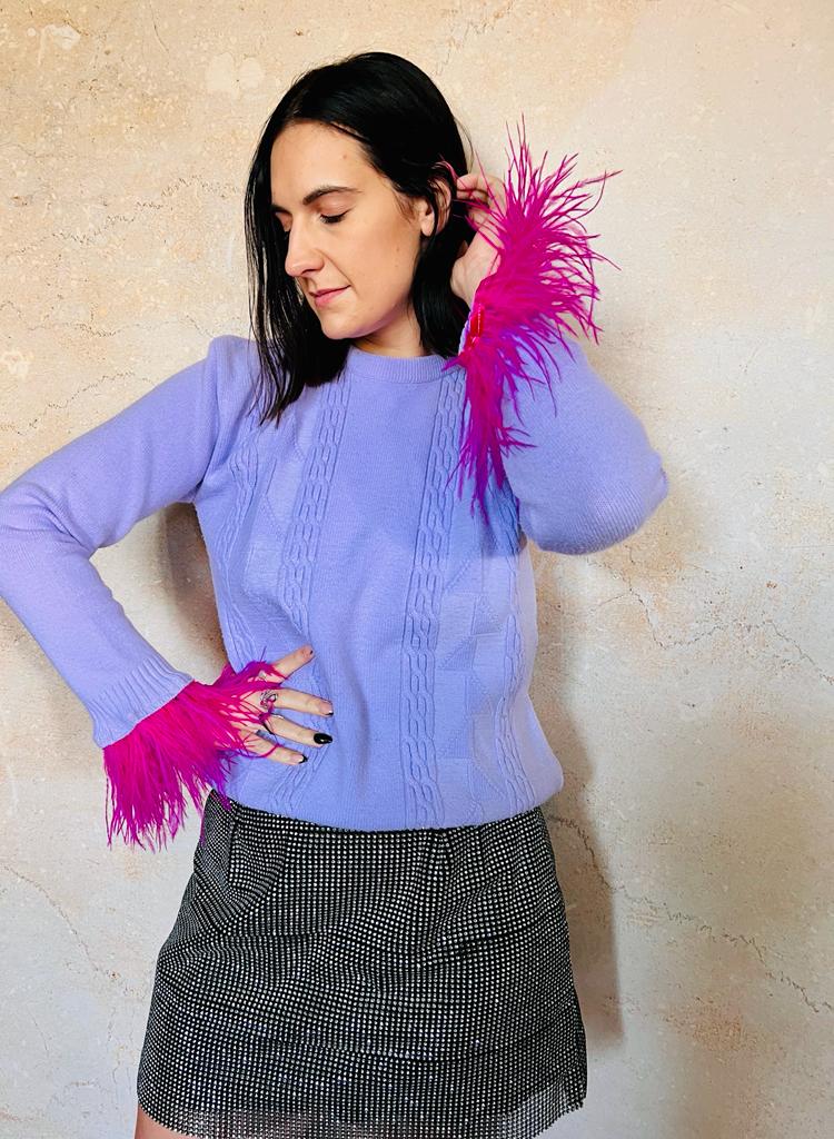 SHOWGIRL KNIT LILAC