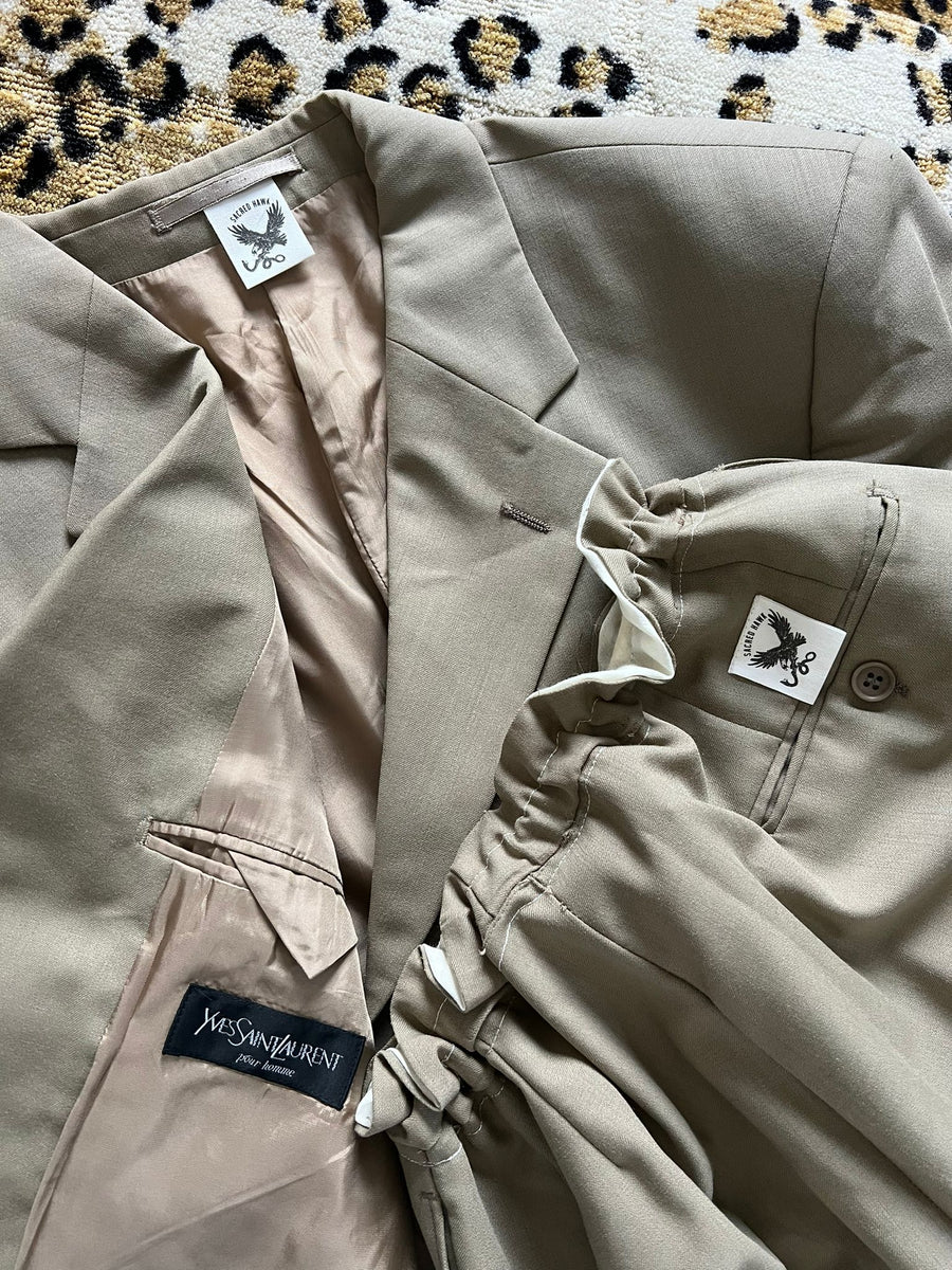YSL STONE COLD SUIT BEIGE